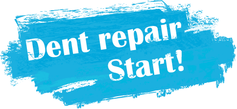 Dent repair Start！：いよいよデントリペア開始