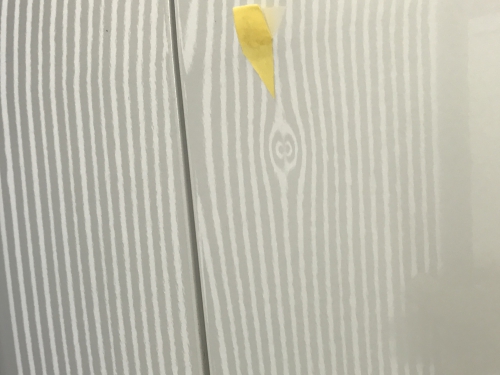 ダイハツ　タント　右フロントドア　ヘコミ修理
